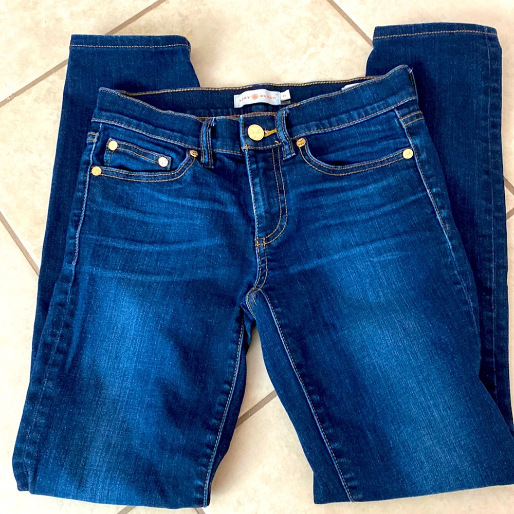 Tory Burch Dark Wash Jeans